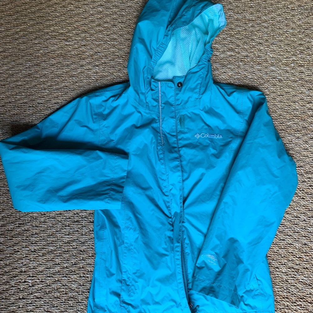 Girls Columbia rain jacket